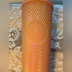 🌸 NWT Starbucks Iridescent Soft Pink Studded Tumbler 🌸